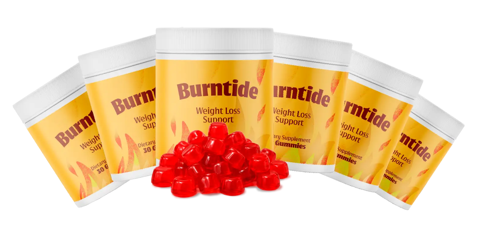 6 jars of BurnTide